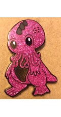 Cutethulhu geocoin - Pink devil