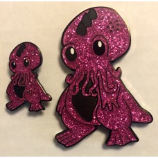 Cutethulhu geocoin - Pink devil